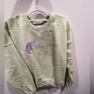 Women’s Champion lime green sweatshirt pullover